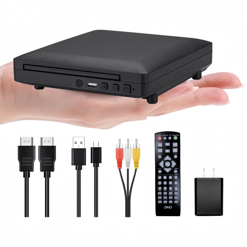 Amazon | Zxm DVDプレーヤー用 HD 1080p アップスケーリング HDMI & AV